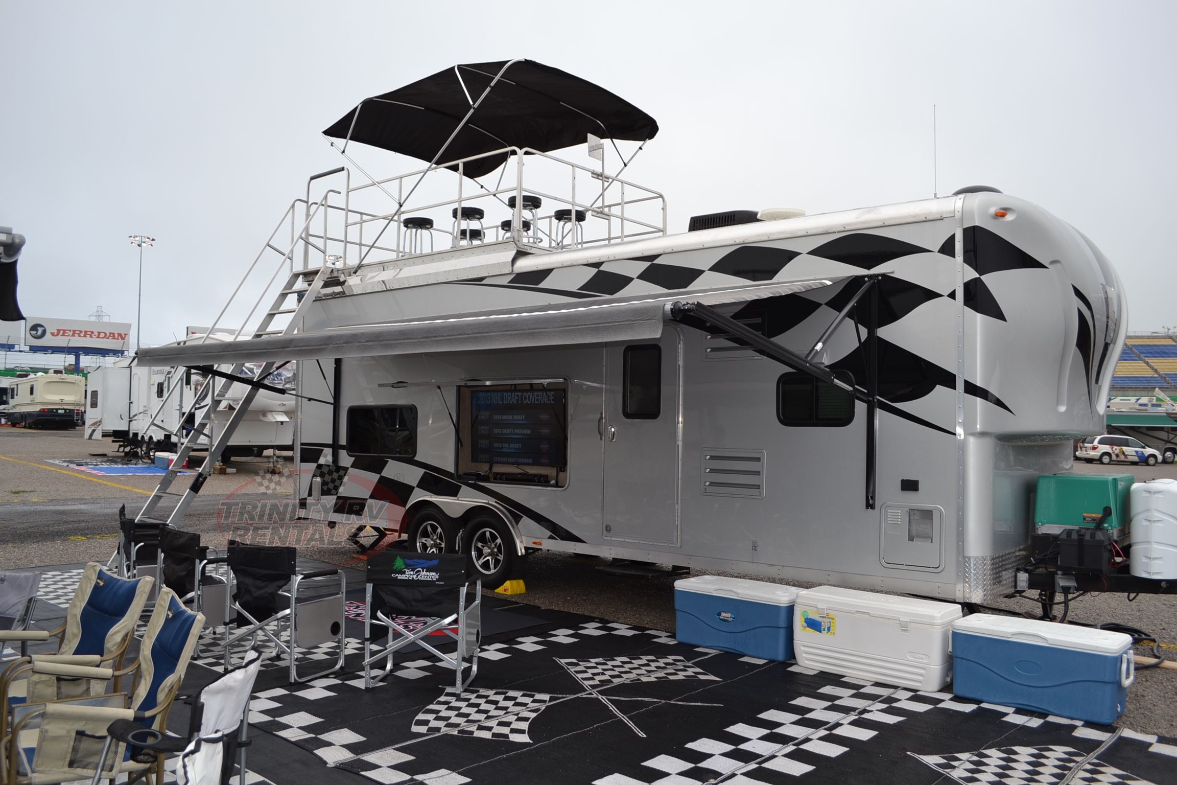 SPEEDWAY RV RENTALS AND INFIELD PACKAGES