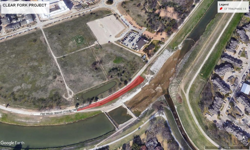 Trail Improvements Along the Clear Fork Trinity Trails