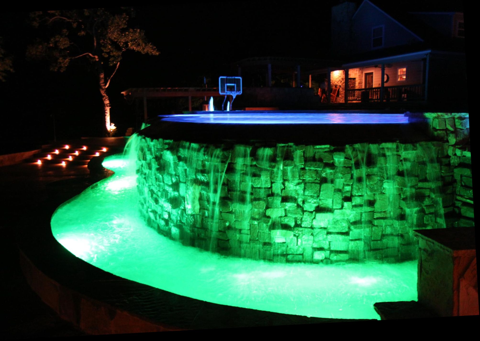 Custom Pool Builder Tyler Texas Gunite Pool Construction, Above