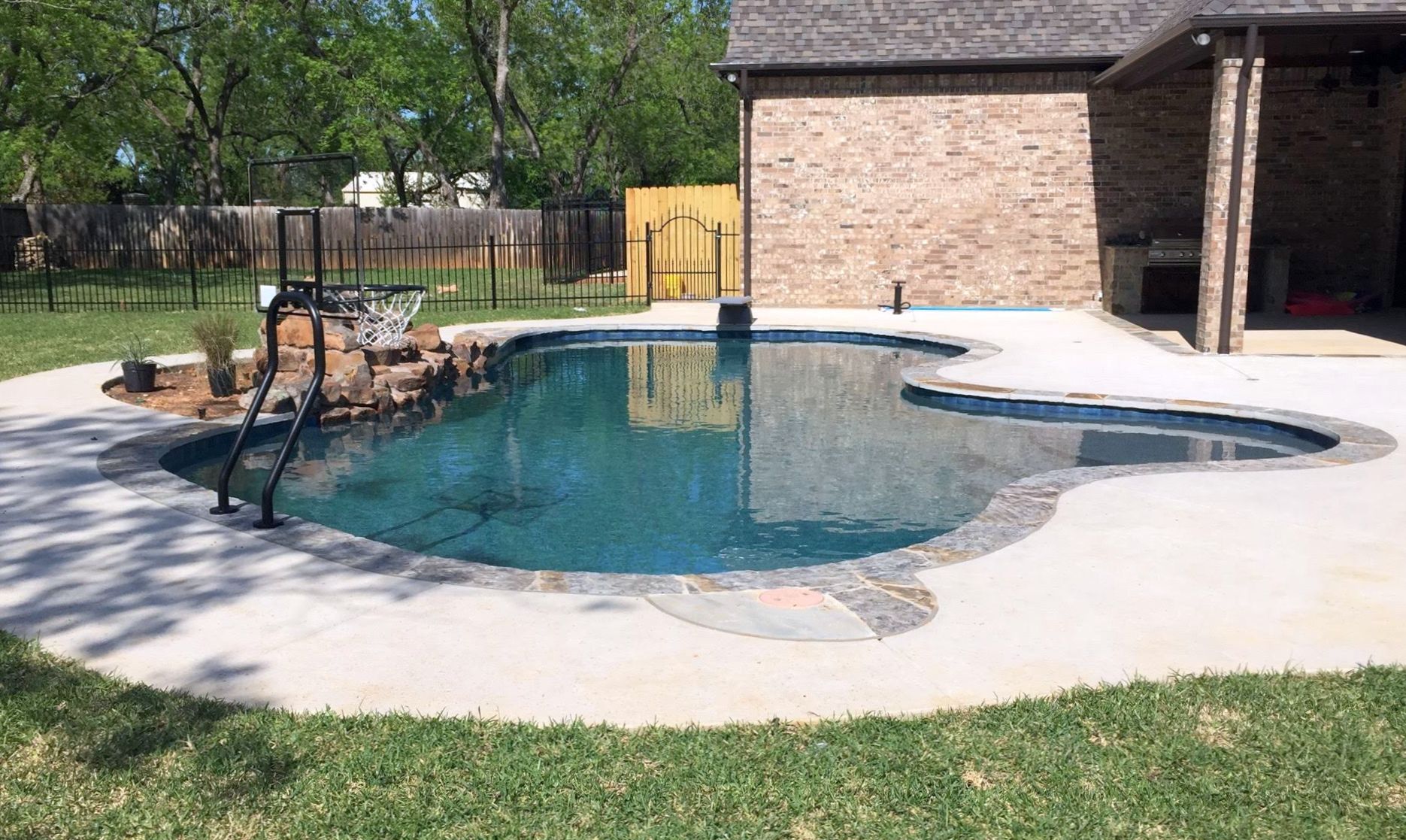Inground Pools Custom Pool Builder Tyler Texas Gunite Pool