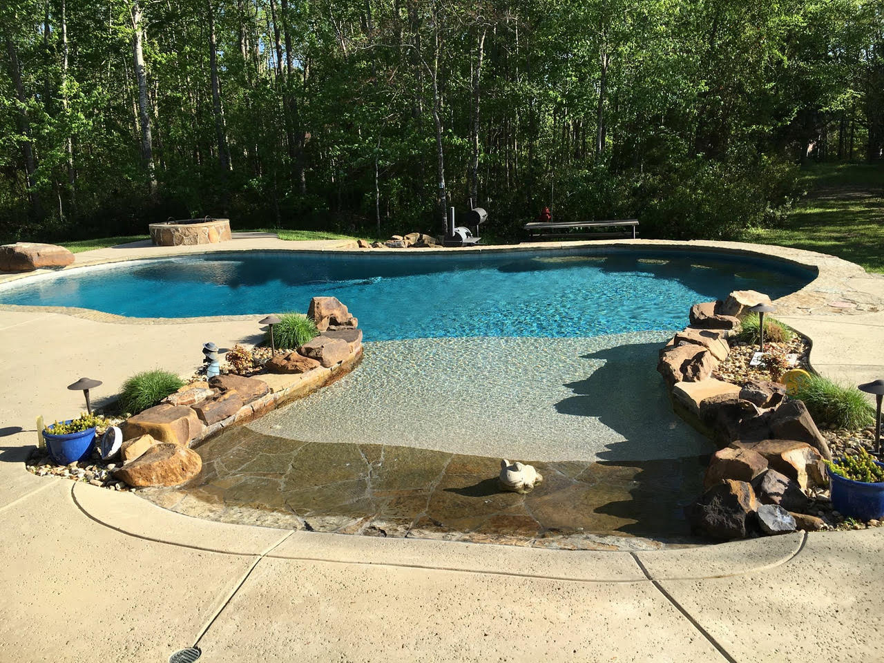 Inground Pools Custom Pool Builder Tyler Texas Gunite Pool