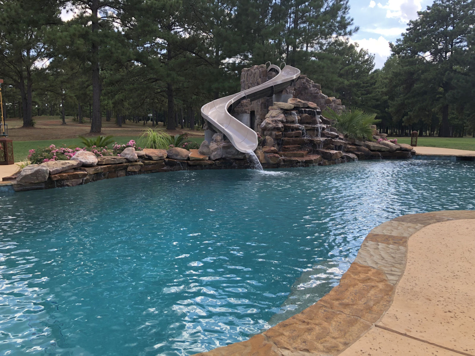 Inground Pools Custom Pool Builder Tyler Texas Gunite Pool