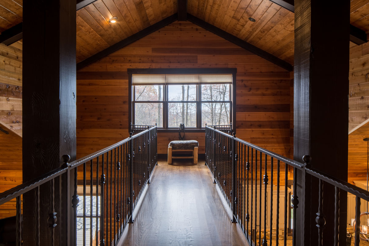 Brookville hunting cabin Trinity Woodworking