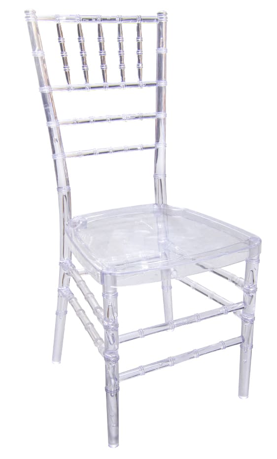 Clear Chiavari Chair Trio Event Rentals