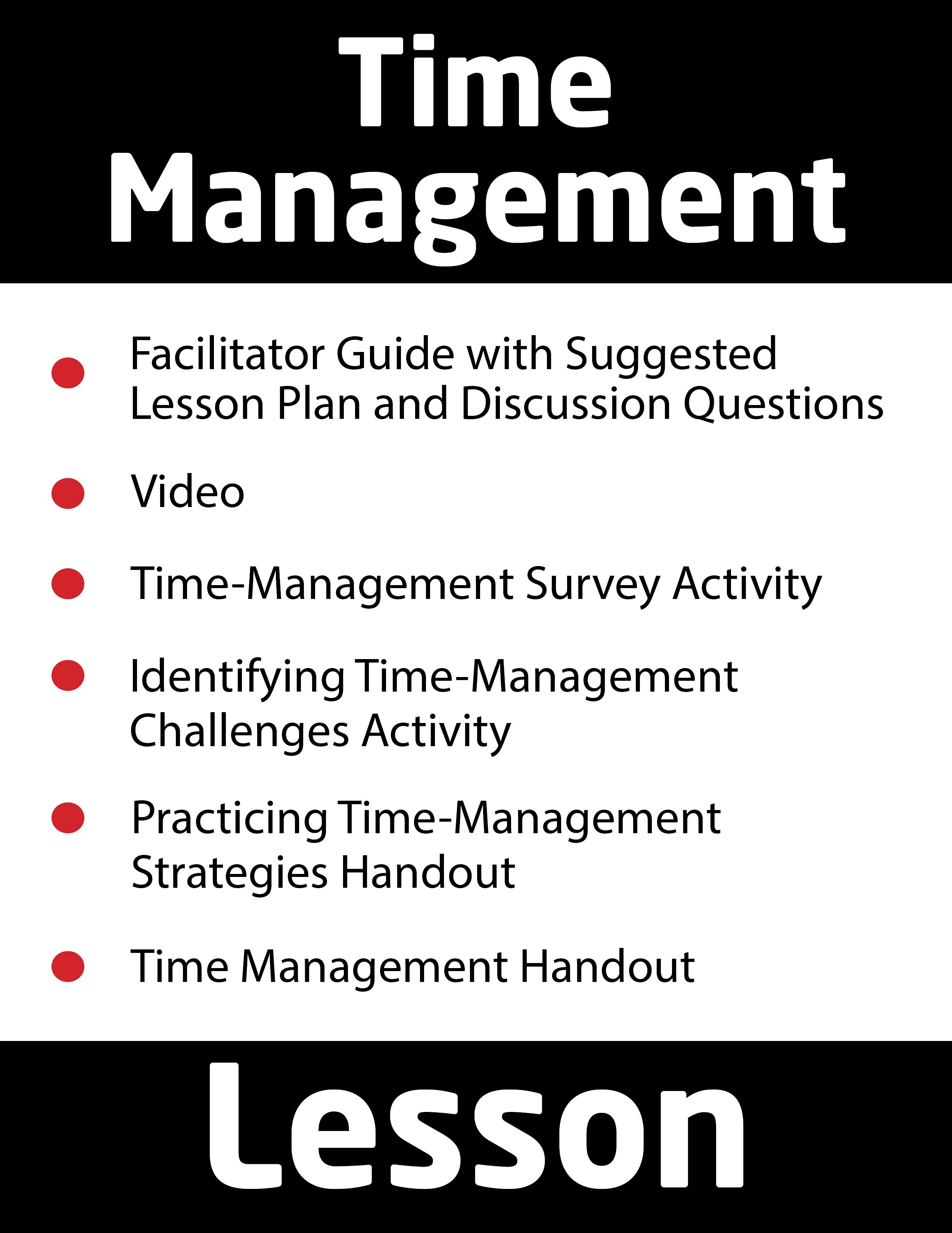 Time Management TRIO Printables