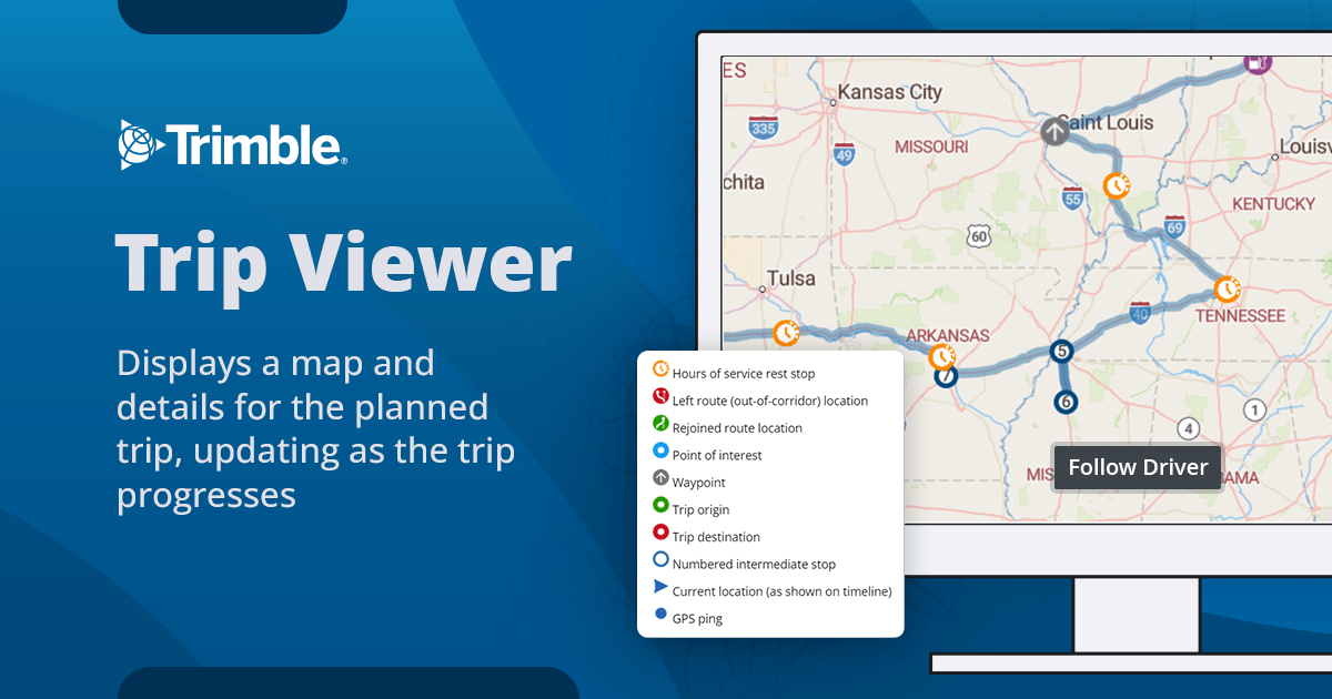 Trimble Maps Trip Viewer