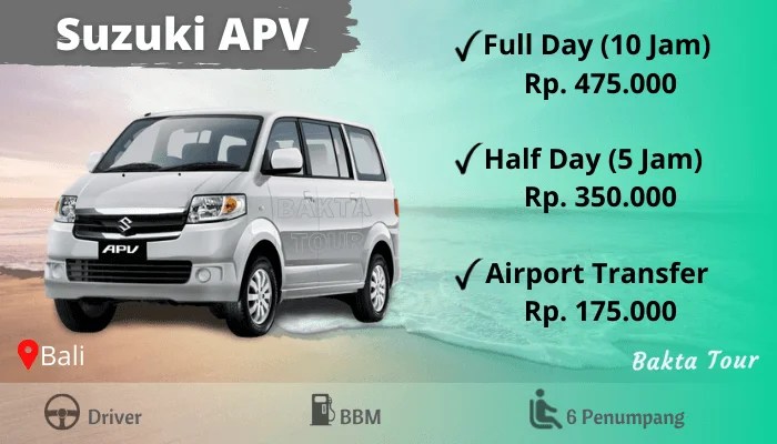 Sewa Mobil Murah di Bali - Start 450K / Full Day include BBM & Driver