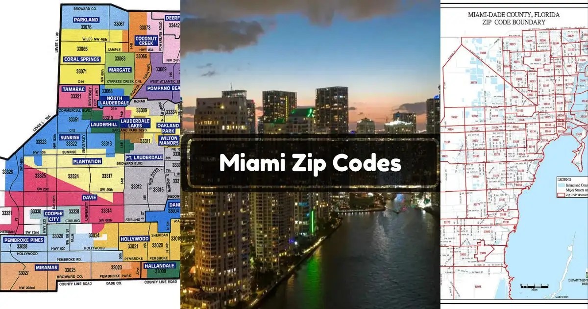 Updated Miami Zip Code Florida Areas & Map Guide 2025
