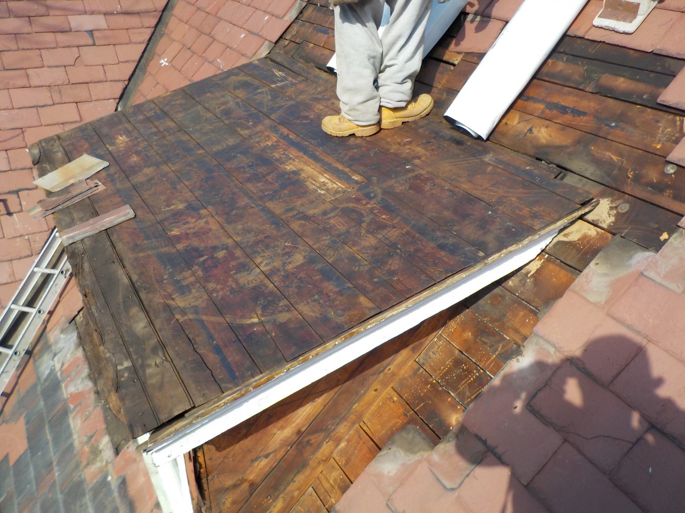 Flat Seam Copper Roof Restoration Triple M Contracting