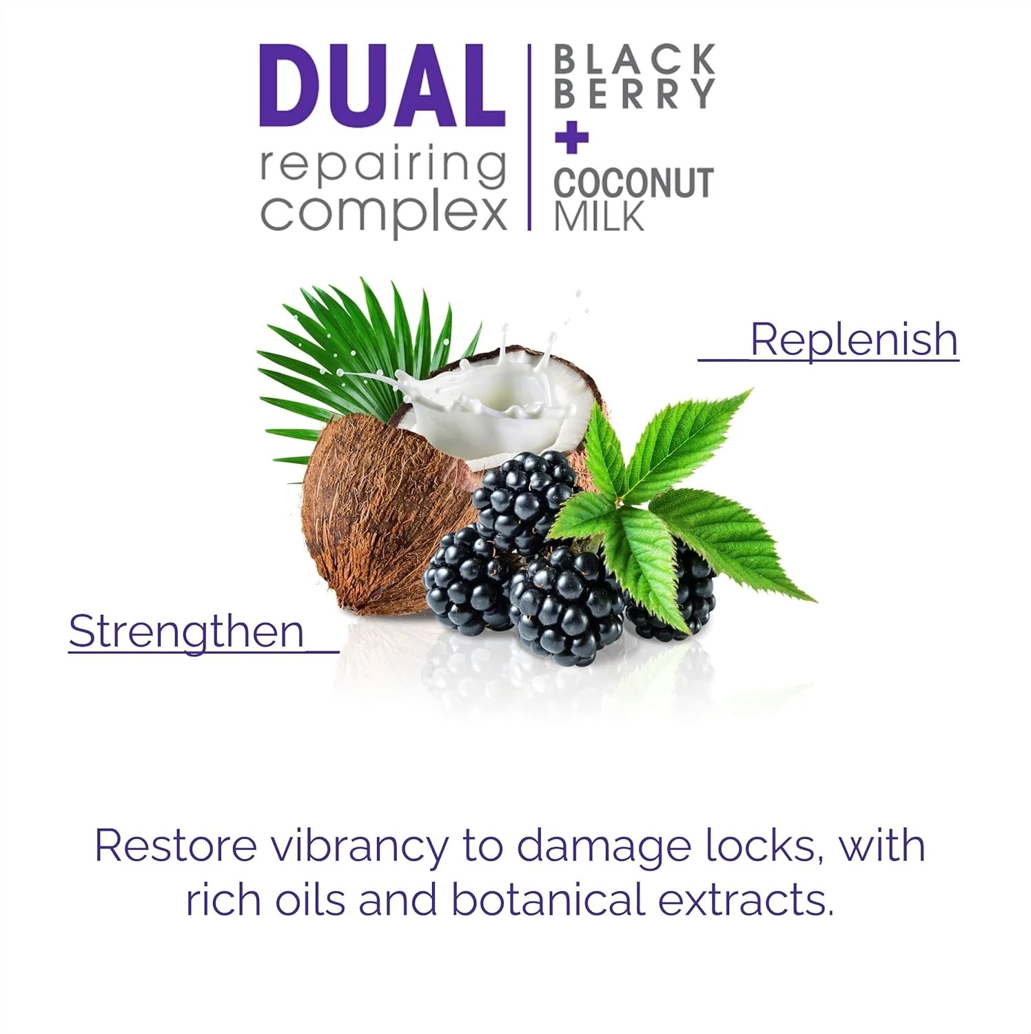 GIOVANNI 2chic UltraRepairing Shampoo, Color Safe 8.5 oz (250ml) Triple Traders