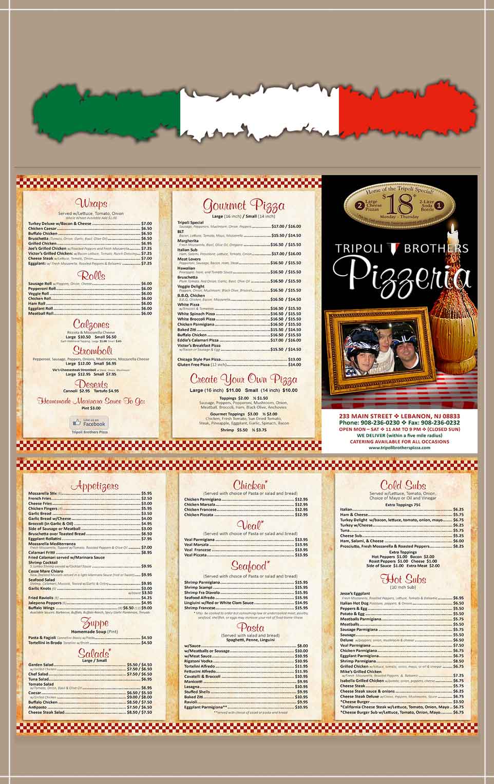 Tripoli Brother's Pizzeria