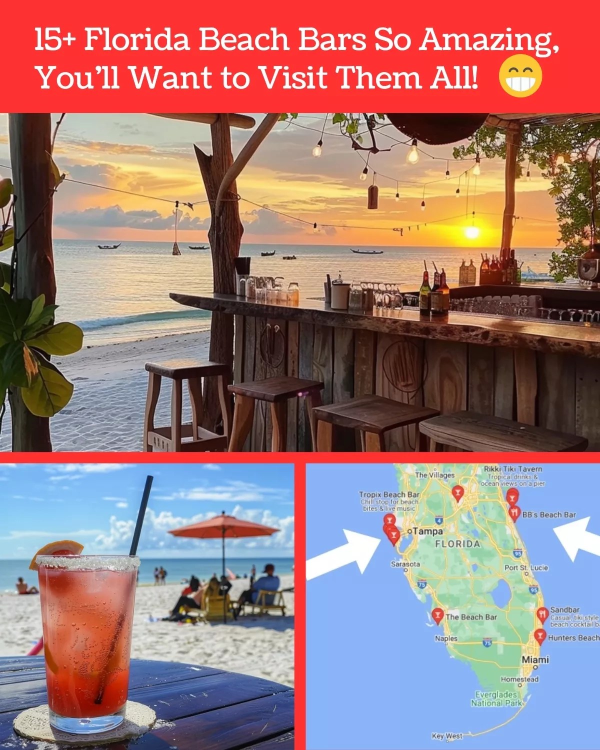Top Rated Beach Bars in Florida Trips To Explore