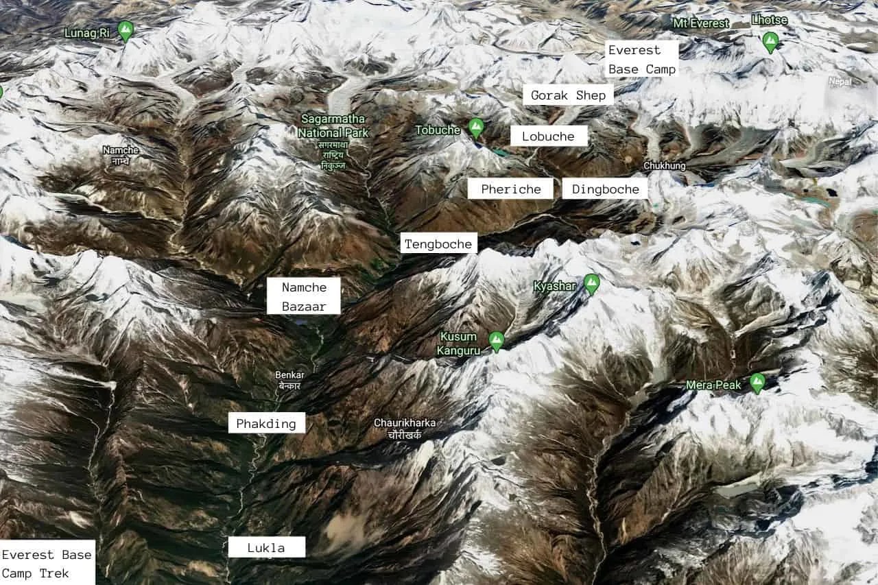 A Complete Everest Base Camp Trek Overview Route, Map, Cost & More
