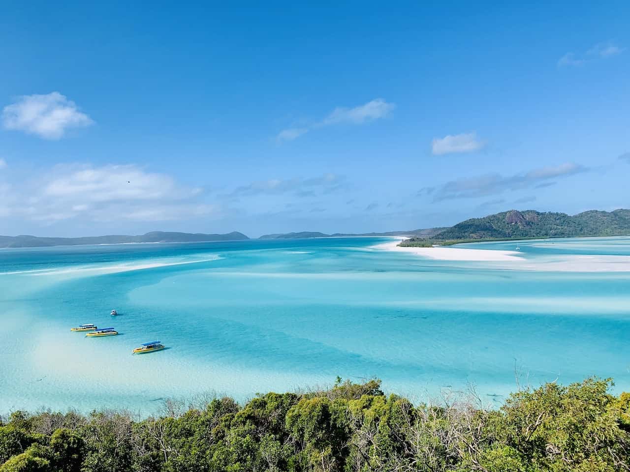 The STUNNING Hill Inlet Lookout Whitehaven Beach Swirling Sands