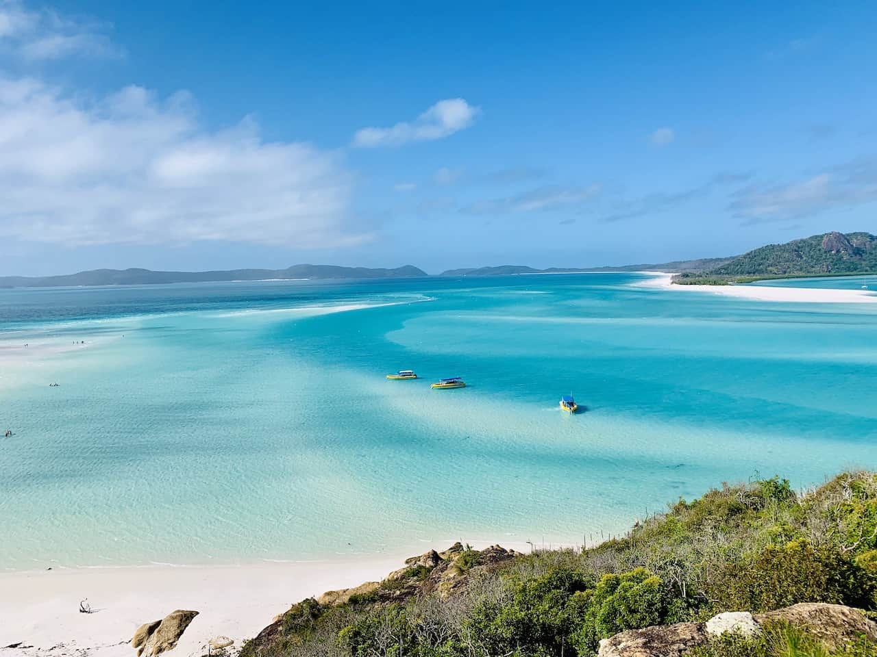 The STUNNING Hill Inlet Lookout Whitehaven Beach Swirling Sands