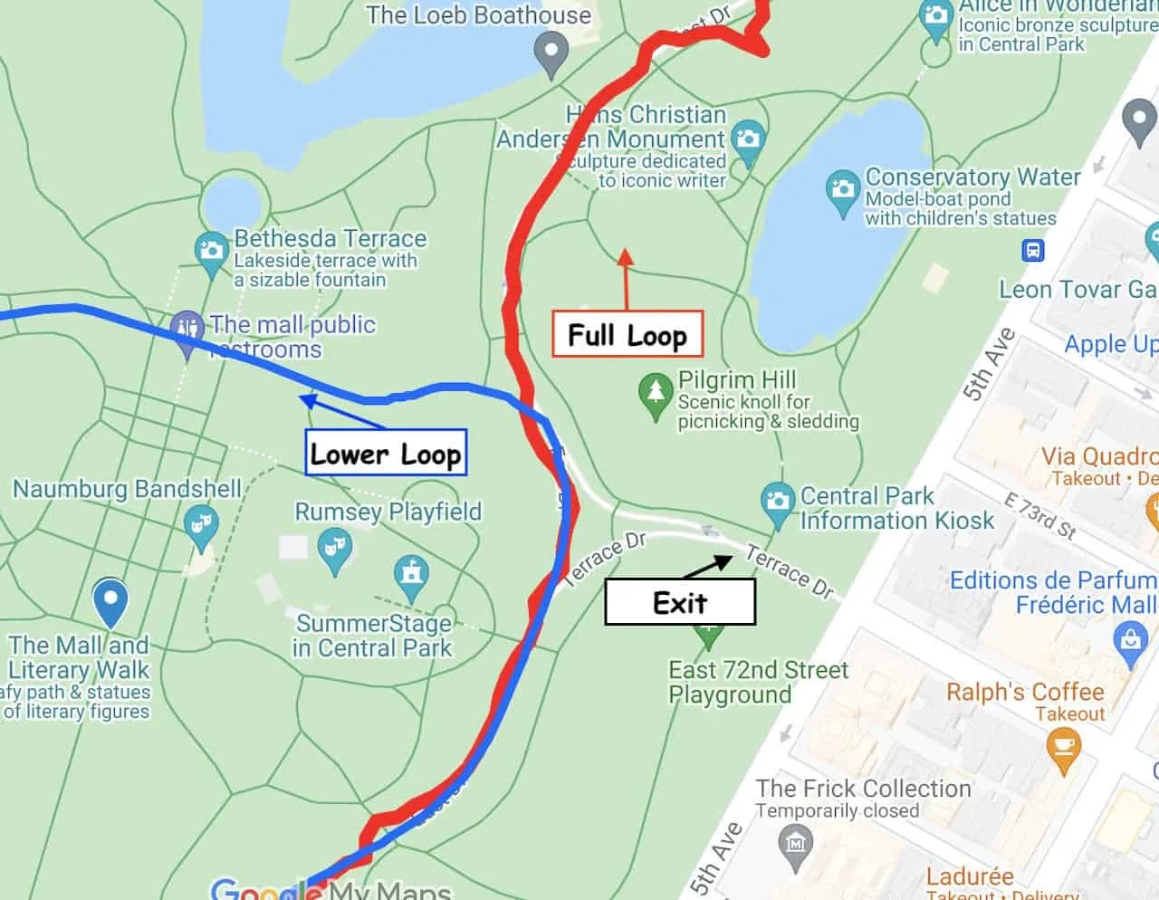 How To Walk Run The Central Park Bridle Path Map, Details Guide vlr
