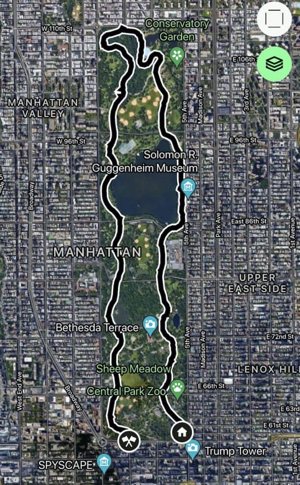 Central Park Running Map Central Park Full Loop Running Guide 6 Mile Loop Central Park + Map