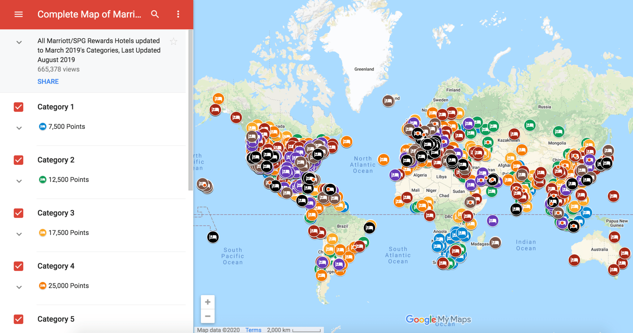 如何按等级Category快速查找Marriott的酒店 悠酒世界 Trip, Wine, Go!