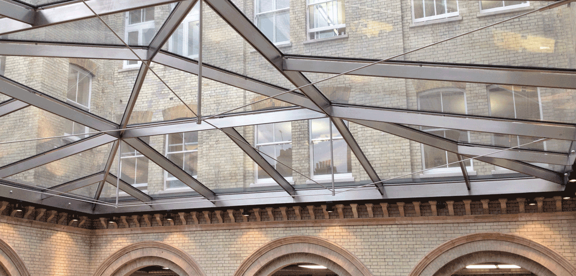 Skylight Frame, Apple Covent Garden Store TriPyramid Structures