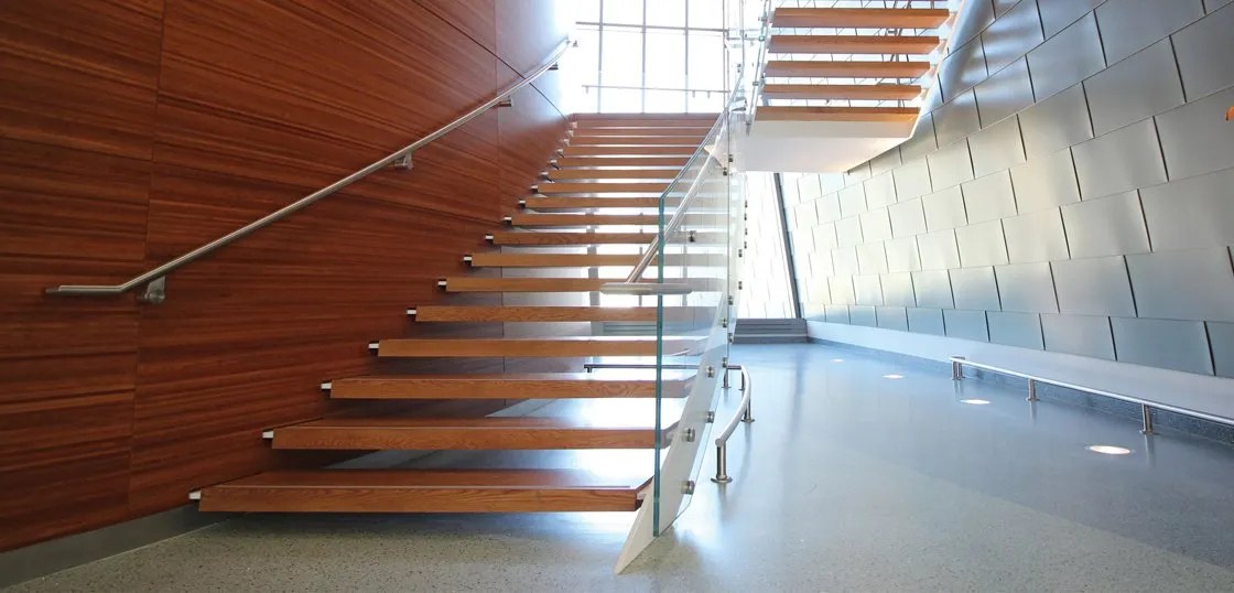 Jackson Laboratory Stair TriPyramid Structures