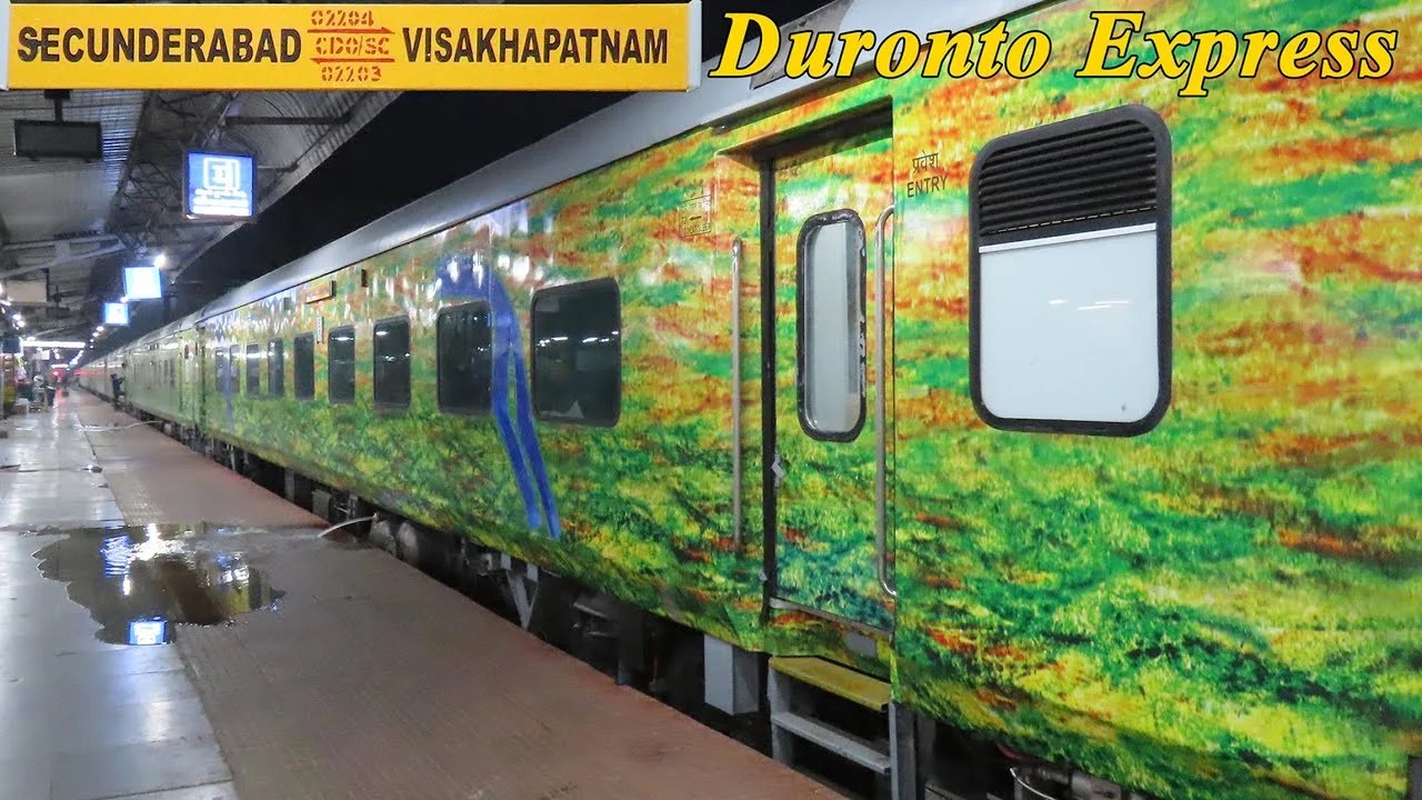 Secunderabad Duronto Express train journey Tripzdude