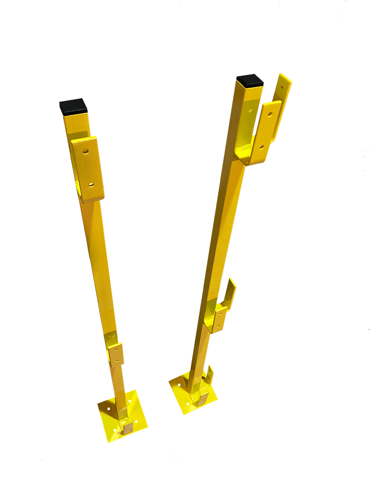 Handrail Safety Posts (HiVisibility Yellow) TriShield Protection