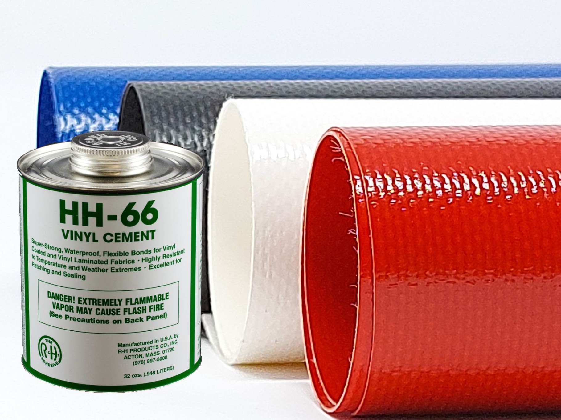 Tarp Repair Kit 25 Sq Ft Vinyl And 32oz HH66 Vinyl Cement Trison