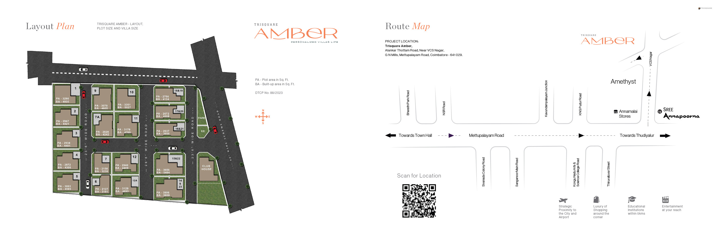 Personalized Villas in Coimbatore Trisquare Amber