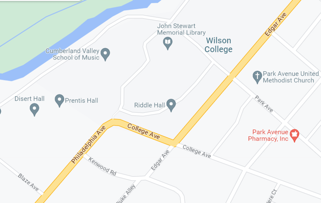 Developing Road closure near intersection of College Ave and Edgar Ave