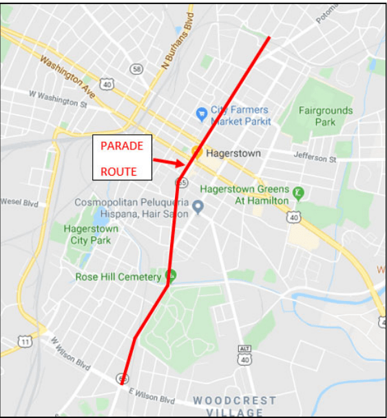 REMINDER Expect Hagerstown road closures for Saturday's Alsatia