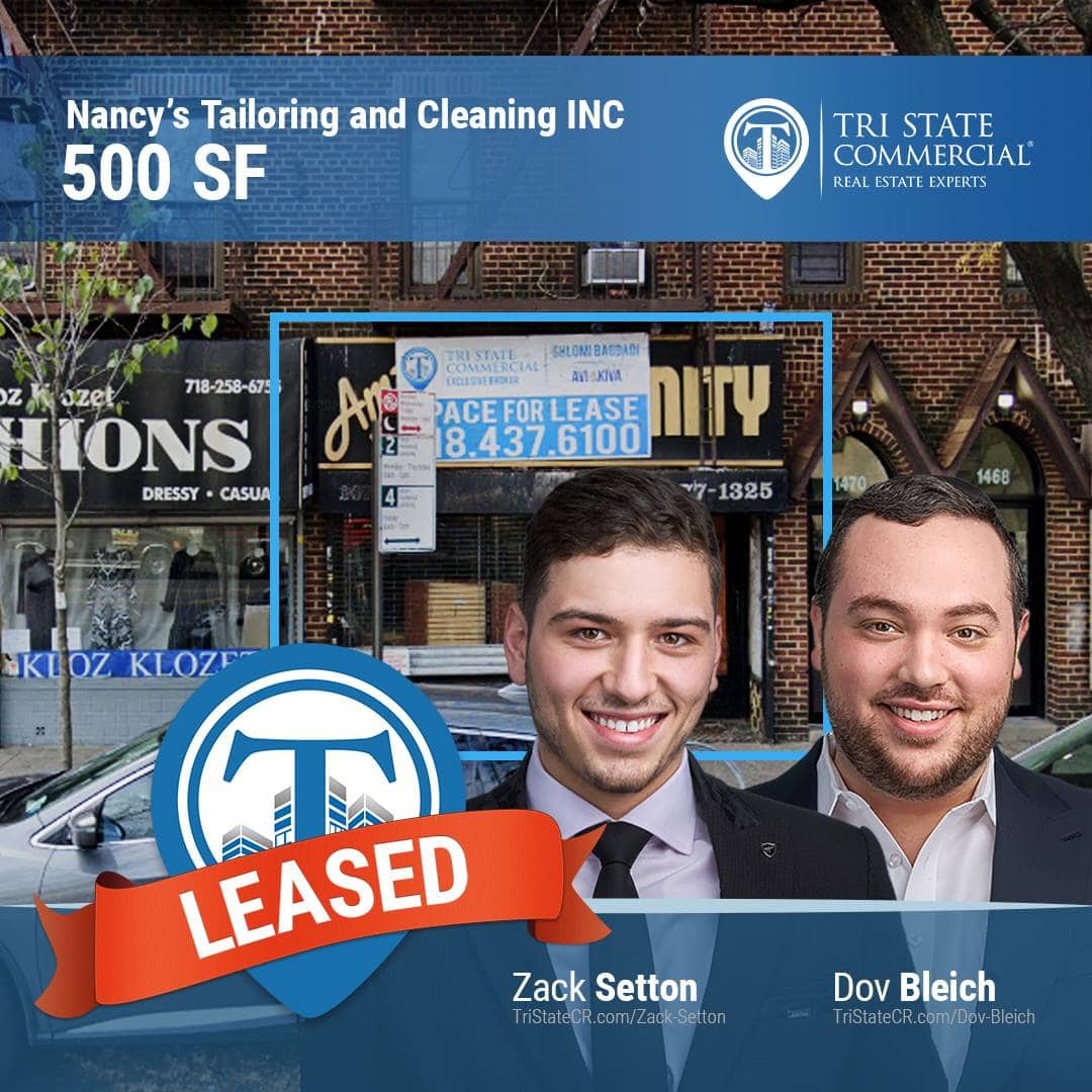 500 RSF 1470 Coney Island Ave Nancy's Tailoring and Cleaning INC