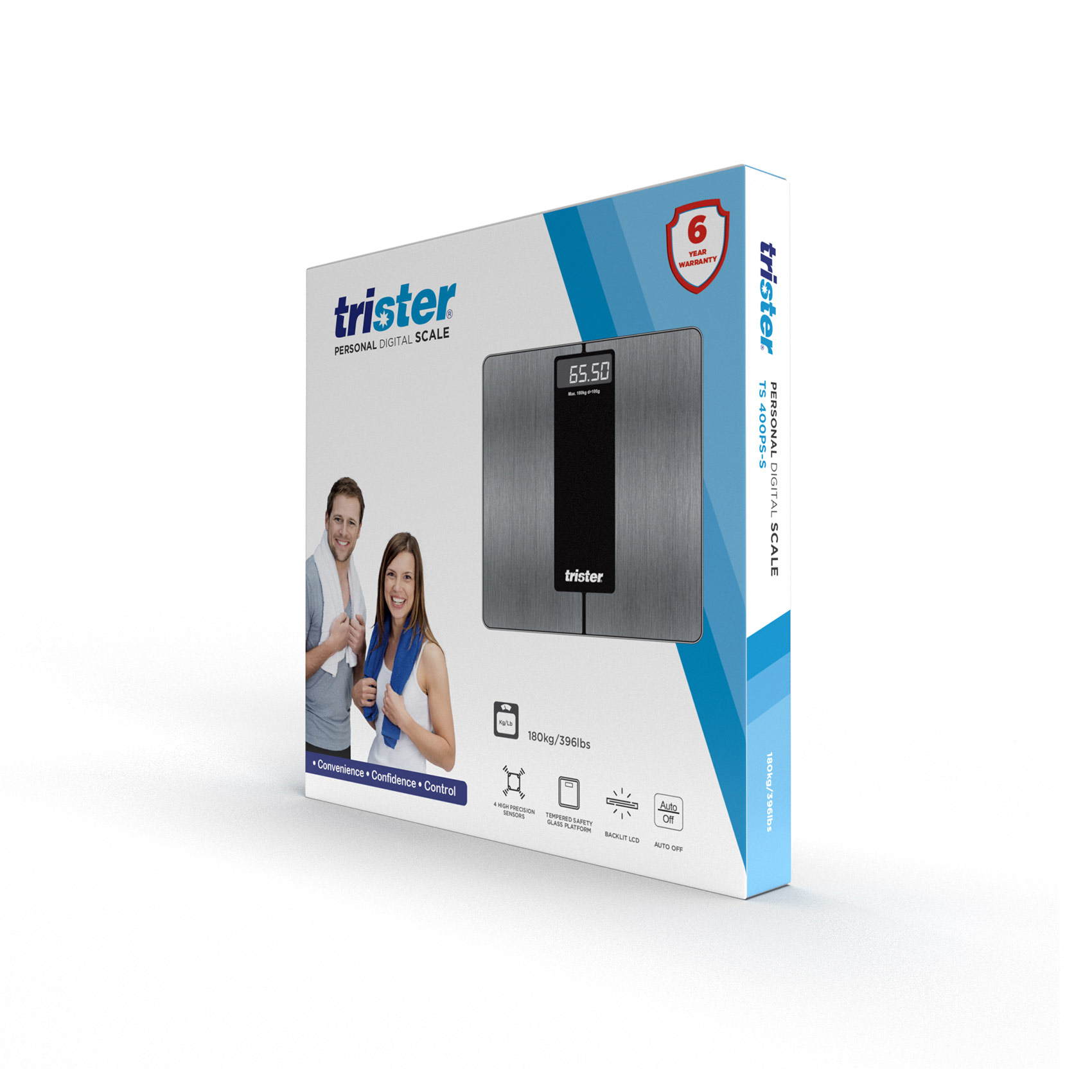 Trister Digital Personal Weighing Scale 180Kg TS400PSS Trister