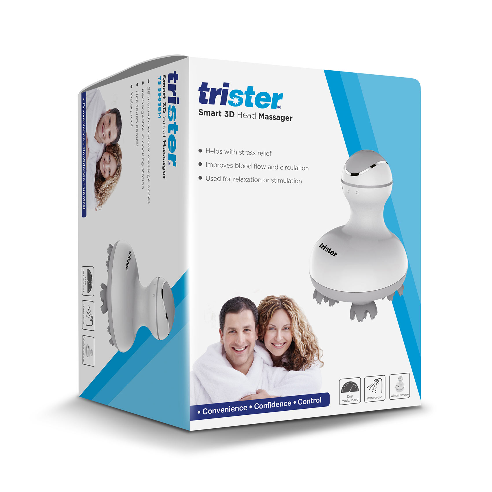 Trister Smart 3D Head Massager TS596SBM Trister
