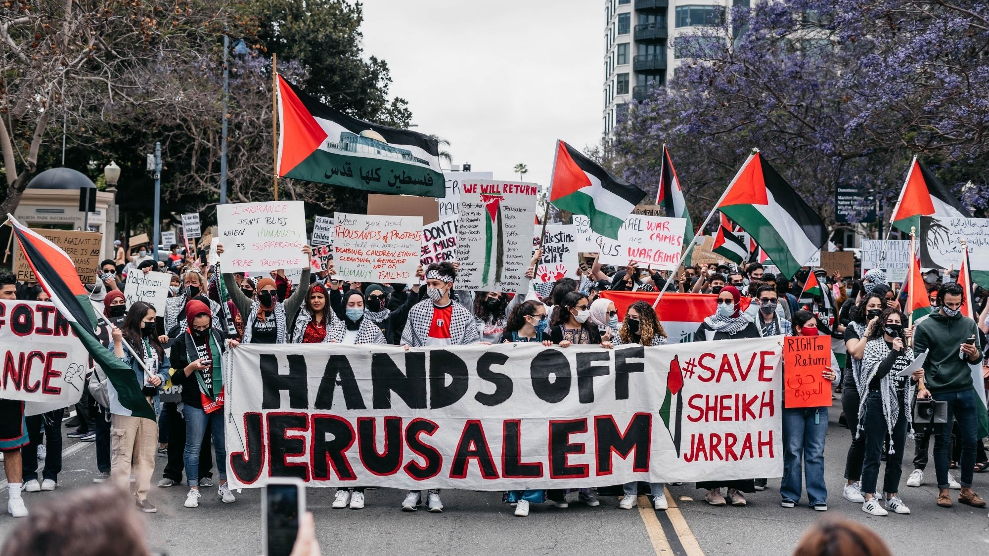 Thousands Protest Israeli Occupation of Palestine in San Diego and L.A(028)