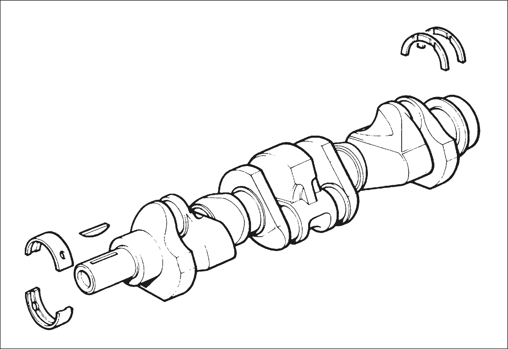 CRANKSHAFT THRUST WASHERS THE TRIUMPH 2000 / 2500 / 2·5 REGISTER