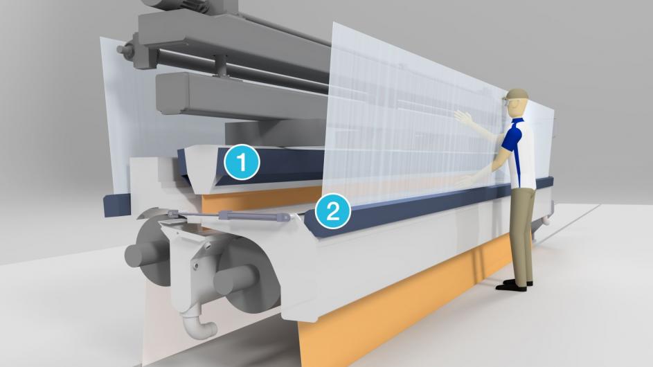 Curtain coating Papermaking Voith