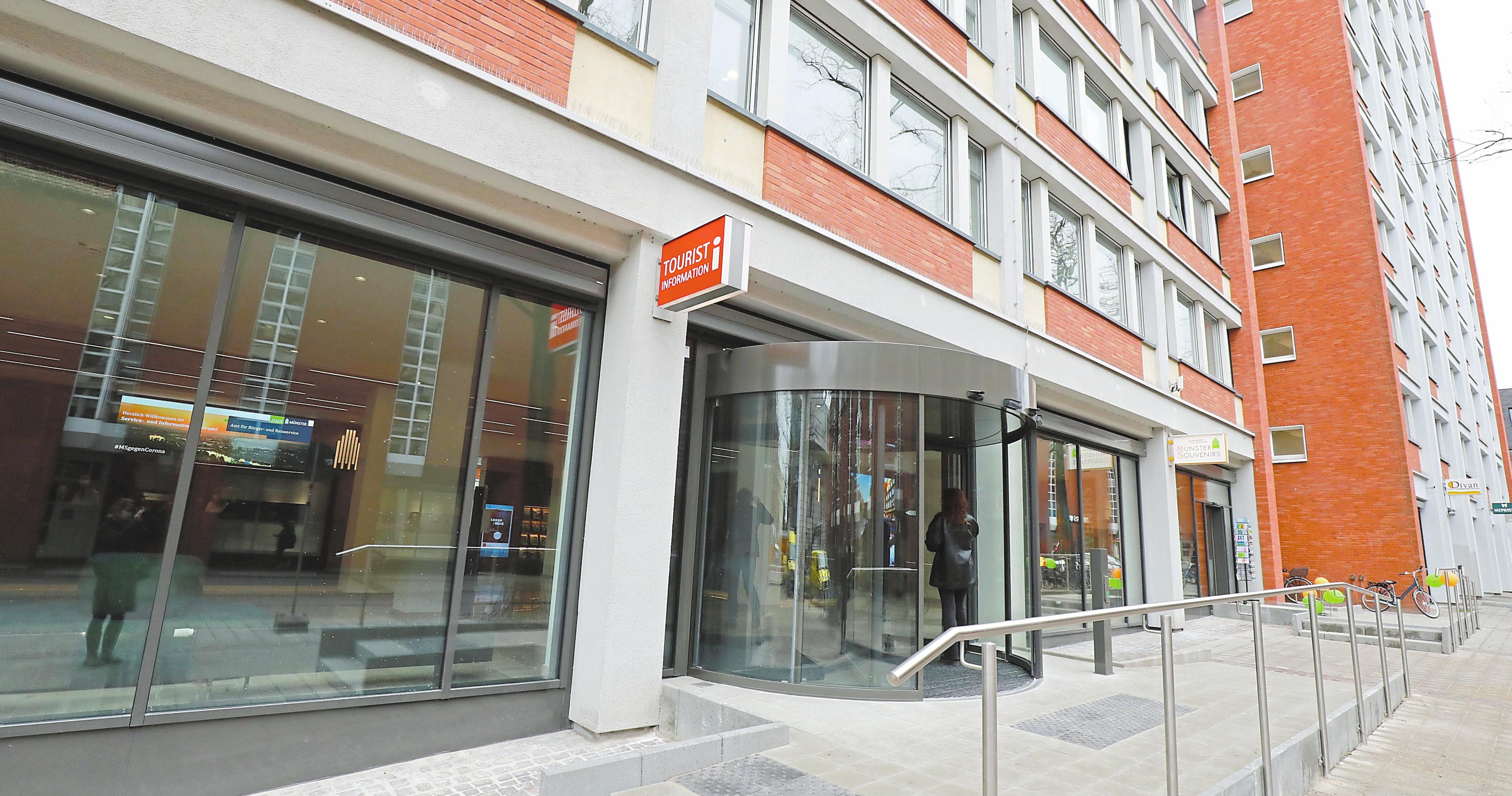 SUS Münster Stadthaus Markus Lewe über das Bürgerservice