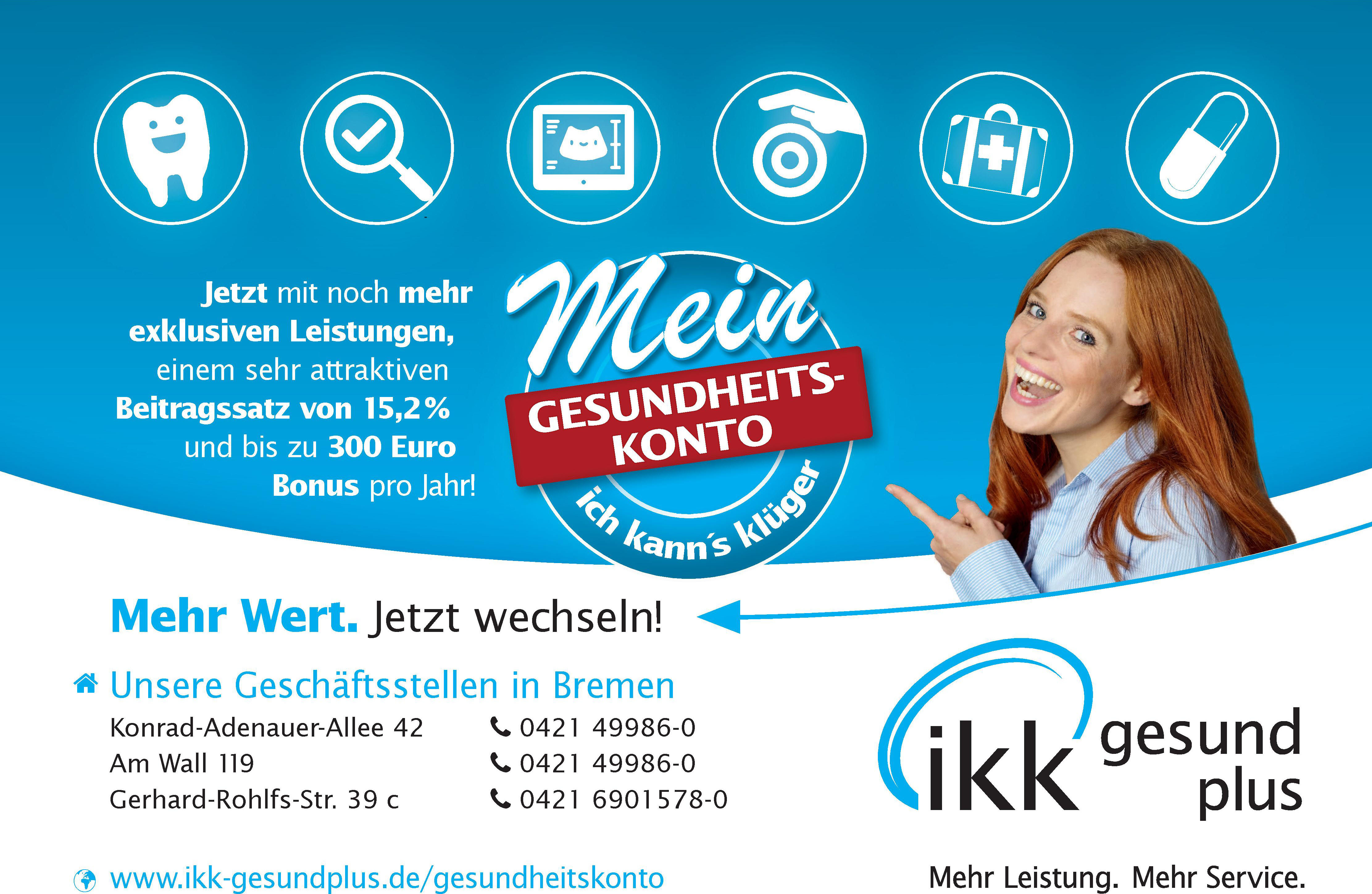Auch Sie können es klüger Mit dem Gesundheitskonto der IKK Gesund