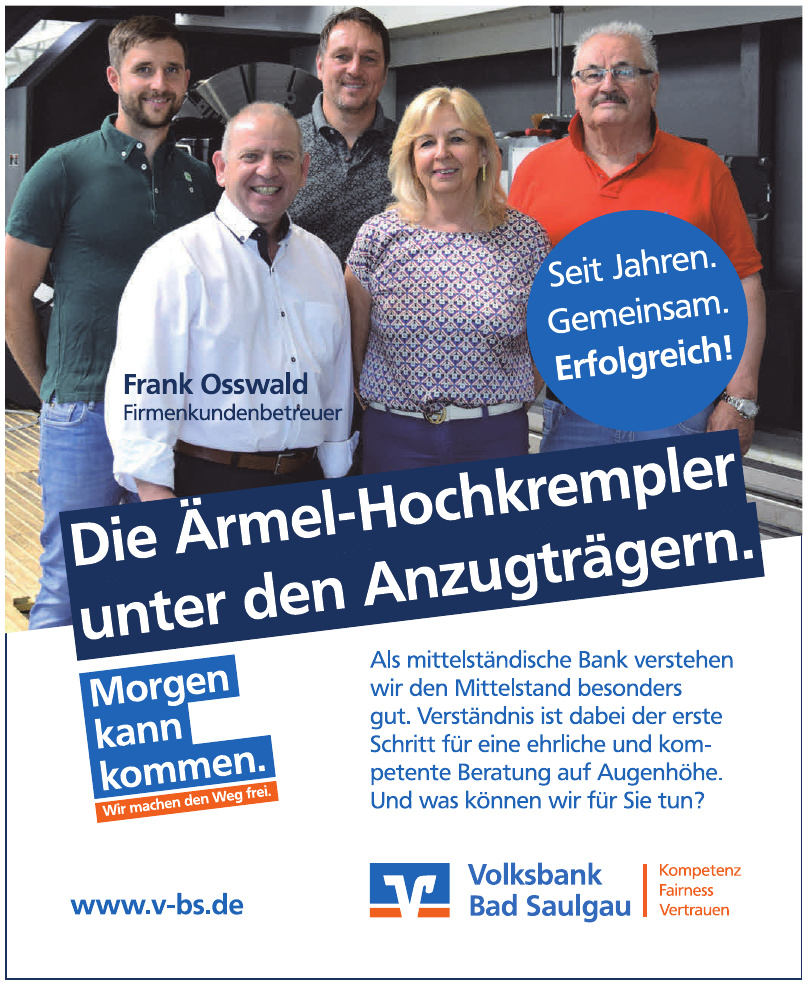 50 Jahre Gipson Maschinenteile Mengen & Geschäftsleitung