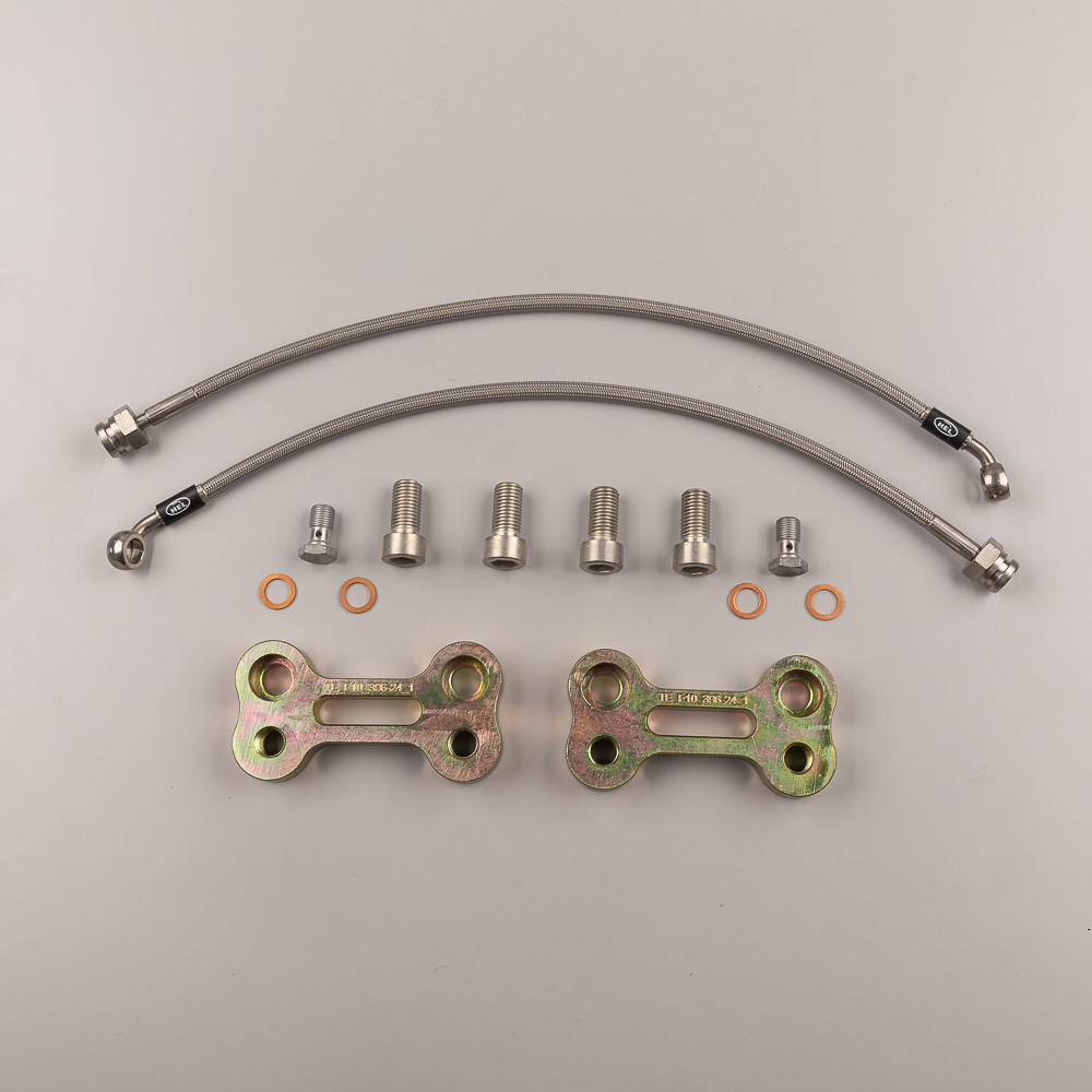 BMW 5 F10 brake adapter kit to fit M5 F10 brakes (excl.rear calipers