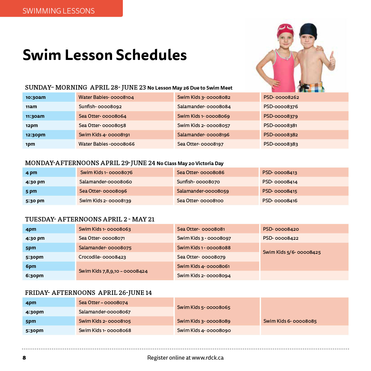 RDCK Leisure Guides Dan Trobak Communications Designer