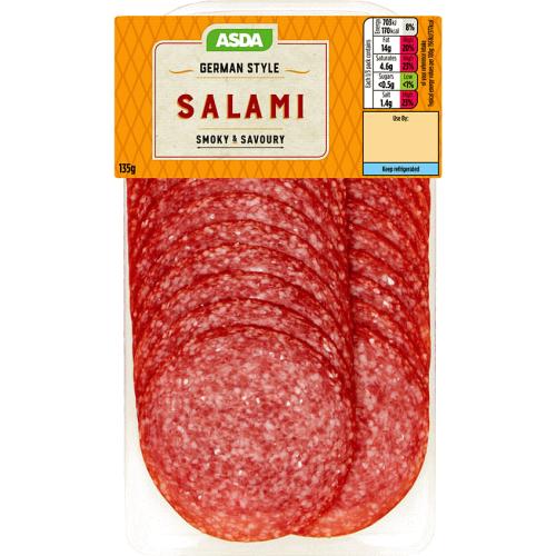 ASDA German Style Salami (135g) Compare Prices & Where To Buy