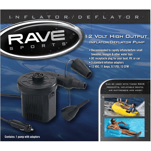 12 Volt High Output Inflator/Deflator Pump Trombly's Tackle Box