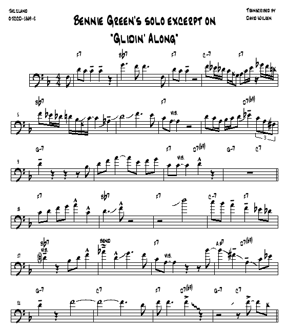 OTJ The Evolution of the Jazz Trombone, Part Three Bebop Transcriptions