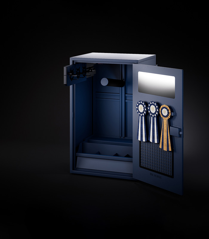 SADDLE BOX BM Saddle Box Unicorn Trona Equestrian