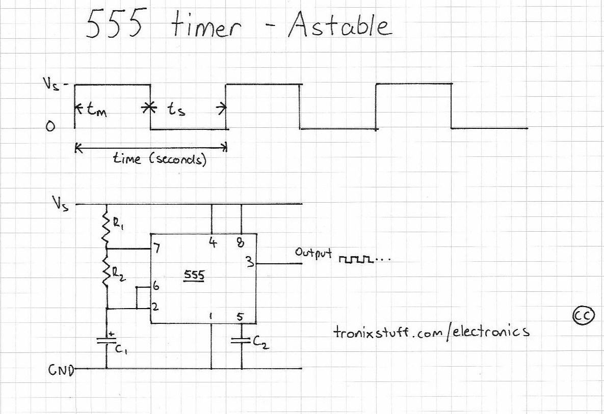 555 astable | tronixstuff.com