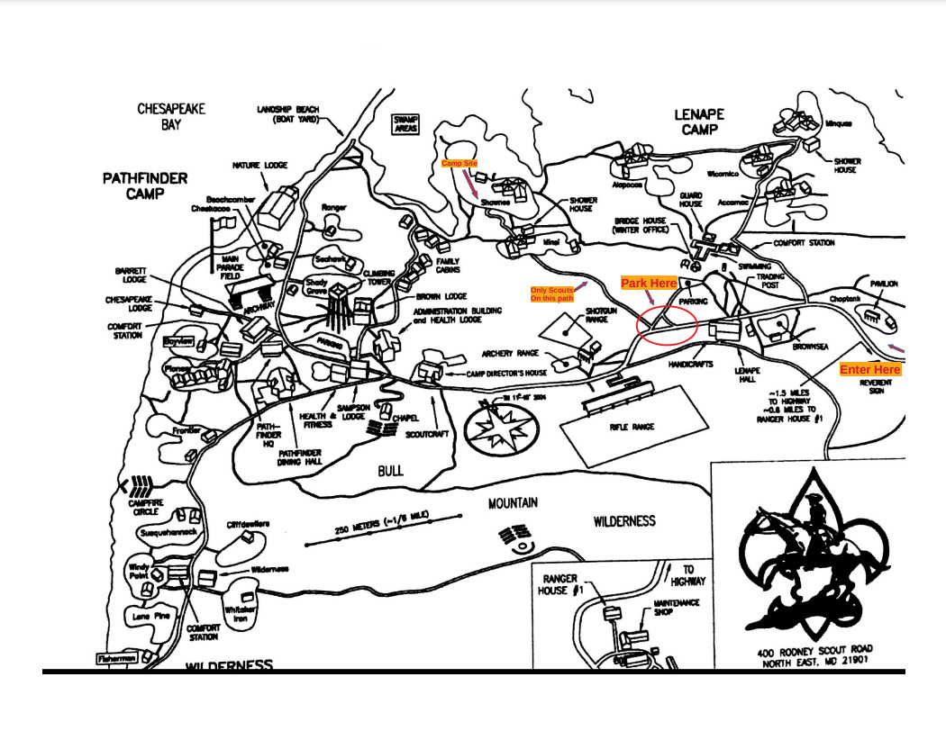 Reminder Rodney Summer Camp 2023 Troop 3 Monroe