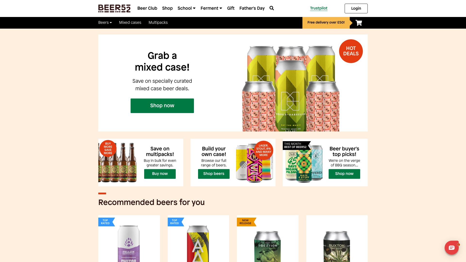 Beer52 8x FREE Beers (62p a beer delivered) Discount Code