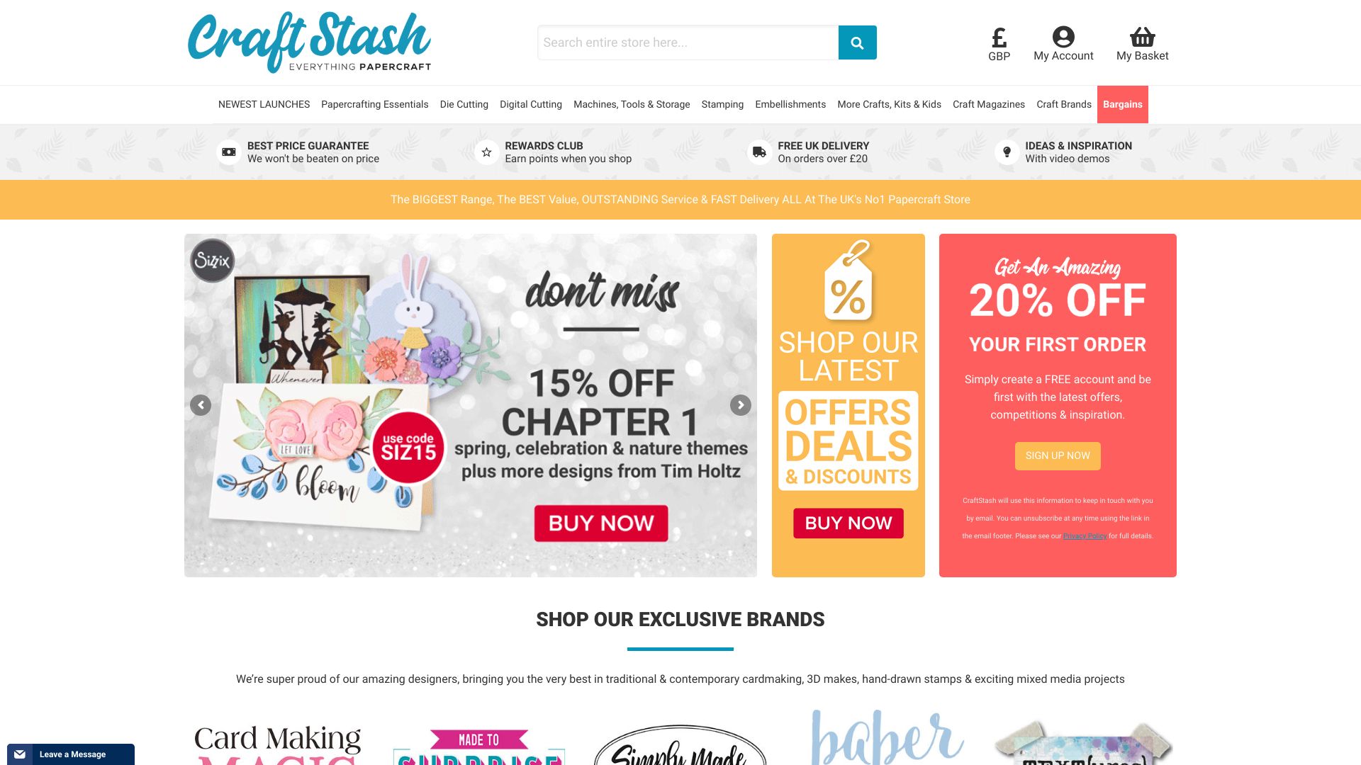 CraftStash 20 Off Voucher Code Discount CraftStash 20 Off Voucher Code Discount