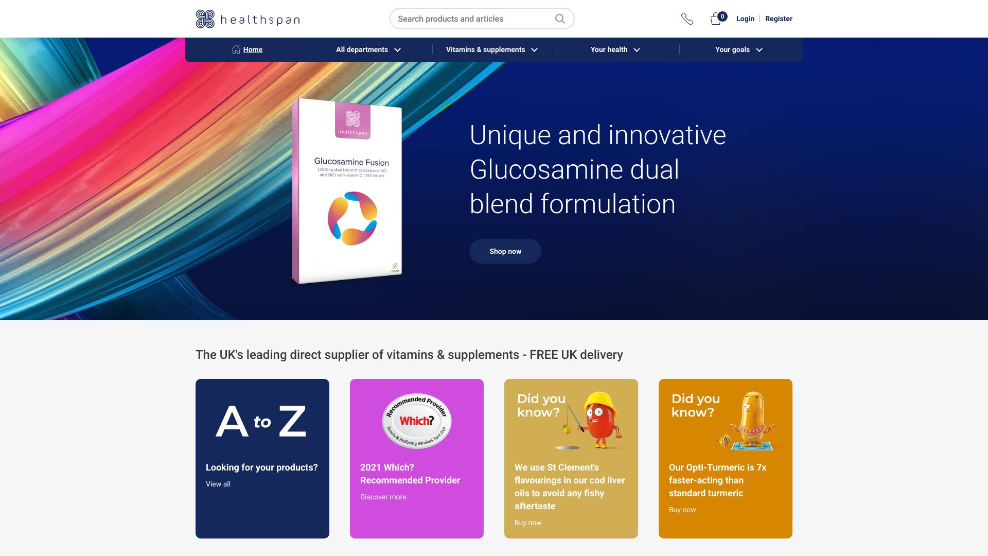 Healthspan 10 Off All Orders Voucher Code Discount